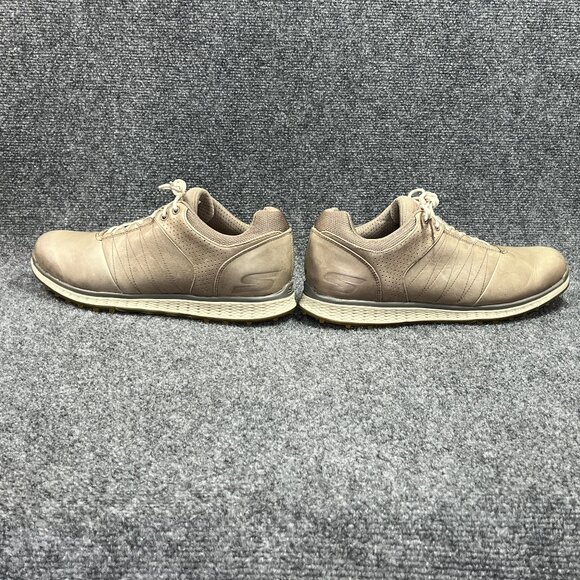 Skechers Go Golf Elite 2 Spikeless Golf Shoes Mens Size 11.5 Tan Leather Sneaker - Picture 6 of 11